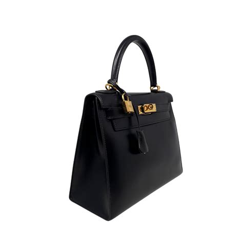 Hermès Box Calf Kelly 28 Noir 